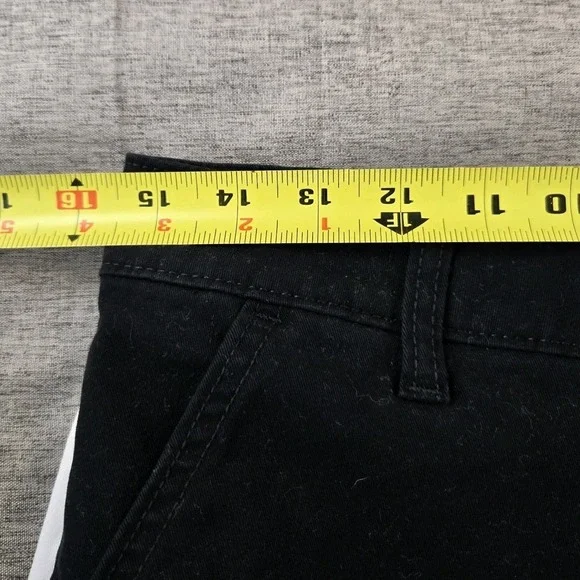 Lot Of 2 A.N.A. Women's Twill Bermuda Shorts 1 White 1 Black 7" Inseam Size 6 - Picture 7 of 10